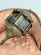 Moroccan lantern from the 1920s in copper with stained glass
