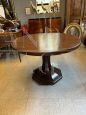 Vintage round extendable table from the 70s