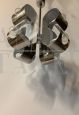 Reggiani chrome chandelier with 8 lights, Italian space age from the 70s