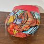 Murano glass vase with Murrine Millefiori