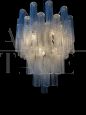 70's glass chandelier attributed to Venini