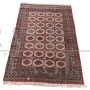 Vintage hand-knotted Bokhara carpet, 156 x 247 cm 