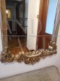 Baroque style mirror with console