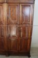 Majestic 19th century solid walnut wardrobe