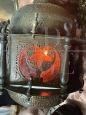 Moroccan lantern from the 1920s in copper with stained glass