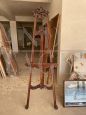 Large finely carved vintage painter's easel