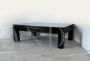 Vintage 1950s black lacquered rosewood coffee table