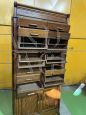 Vintage oak lawyer's filing cabinet with doors and drawers