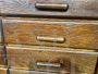 Vintage oak lawyer's filing cabinet with doors and drawers