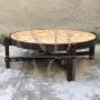 Wood and ceramic coffee table by Roger Capron, 1970
