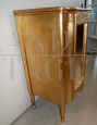 Vintage gilt cabinet with mirror, 1920s - 1930s