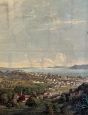 Color print with a view of Messina and its strait