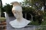 Bust of Achilles sculpture in plaster, Italy 1950s