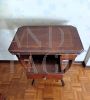 Antique Biedermeier coffee table with drawer from the mid-19th century