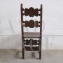 Renaissance carved walnut chair, 17th century
