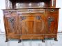 Complete Liberty dining room in mahogany from the early 1900s