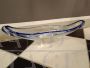 La Murrina centerpiece bowl in clear and blue Murano glass