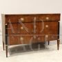 Antique Directoire chest of drawers in walnut, Italy 18th century
