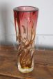 Two-colored Murano Seguso glass vase, 1970s