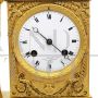 Empire Parisian clock in gilt bronze, signed and dated 1819