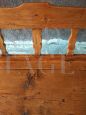 Antique settle in larch, early 19th century