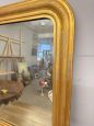 Antique gilded countertop mirror from the 19th century
