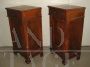 Pair of antique carved bedside tables from the early 1900s