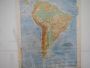 Vintage map of South America IGDA Officine Grafica Novara, 1975