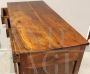Antique Louis Philippe sideboard in walnut with three drawers, Italy 19th century
