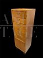Vintage wooden office drawer unit from the 70s