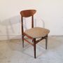 Set of 6 vintage Scandinavian chairs from the 1950s