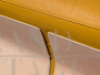 Amanta modular sofa by B&B Italia in yellow leather, 1960s