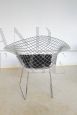 Diamond Chair with cushion by Harry Bertoia for Knoll, 1980s