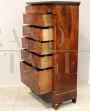 Antique 19th century Louis Philippe mahogany chest of drawers