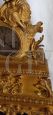 Antique Parisian clock in mercury gilded bronze, 1800s