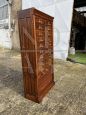 Antique walnut wood filing cabinet from the Fossati and Meroni company