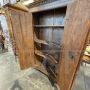 Antique Italian Umbrian wardrobe or pantry cabinet from the 17th century