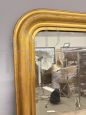 Antique gilded countertop mirror from the 19th century