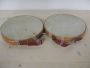 Pair of vintage Olimpia tambourines