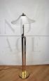 Art deco style floor lamp in brass, 1960s