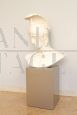 Bust of Achilles sculpture in plaster, Italy 1950s