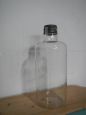 Vintage glass laboratory bottle with stopper
