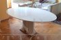 Samo oval table by Carlo Scarpa for Simon-Gavina in Naxos marble, 1970