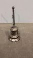 Vintage silver metal money box bell, 20th century