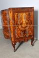 Antique Venetian Louis XV chest of drawers in briar, 1750