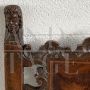 Renaissance carved walnut chair, 17th century