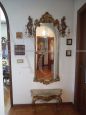 Baroque style mirror with console