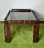 Vintage coffee table in Afra and Tobia Scarpa style
