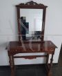 Antique style entrance console with mirror                   
                            
                            