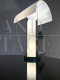Zonca design lamp in white Murano glass, Italy 1980s
